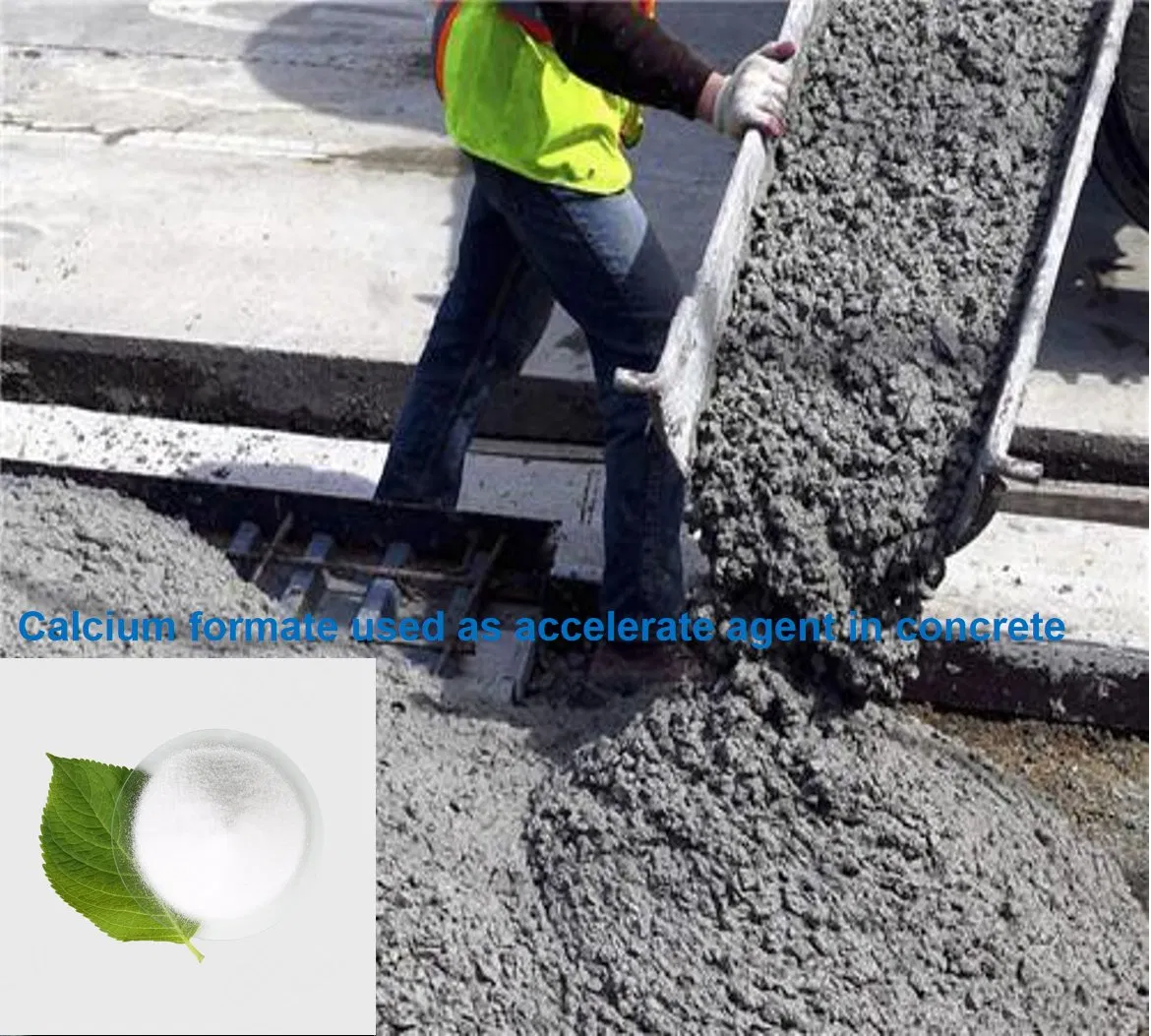 98% Calcium Formate Industrial Salt for Cement