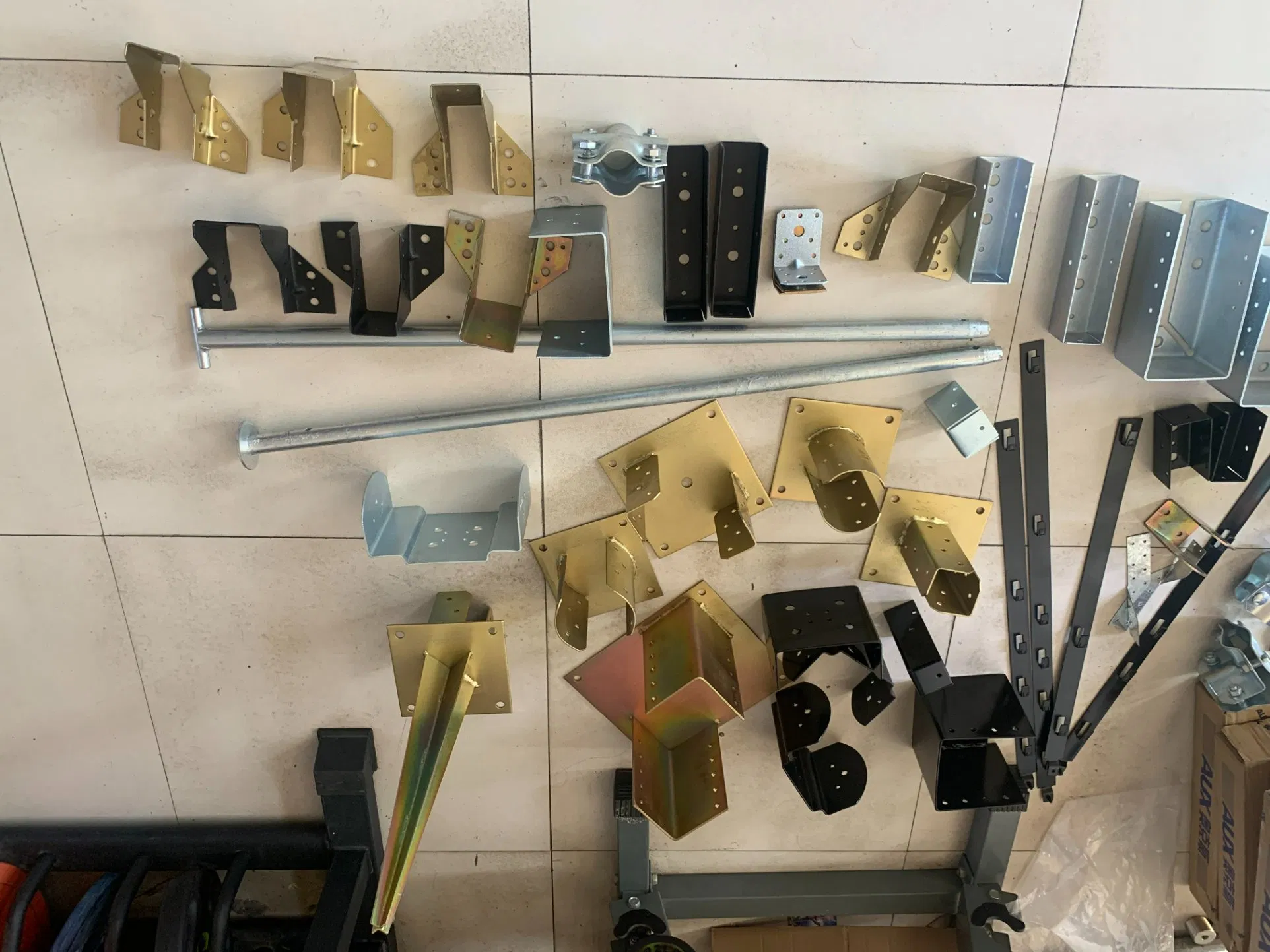 Rust Proof Customized Timber Brackets - Galvanized Metal Connectors for Wooden Building Kits