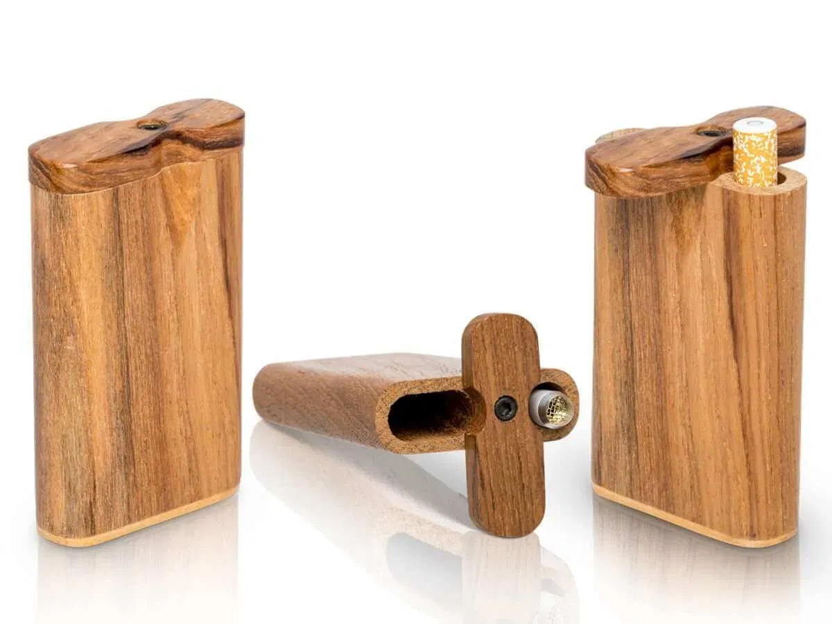 Luxury Smoking Accessories Kit Solid Light Classic Wood Dugout