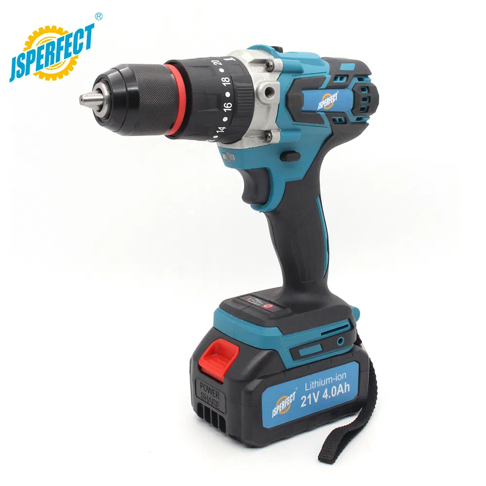 Jsperfect 21V Li-ion Battery Rechargeable 40000 Rpm Cordless Nail Drill Machine with 2 Batteries