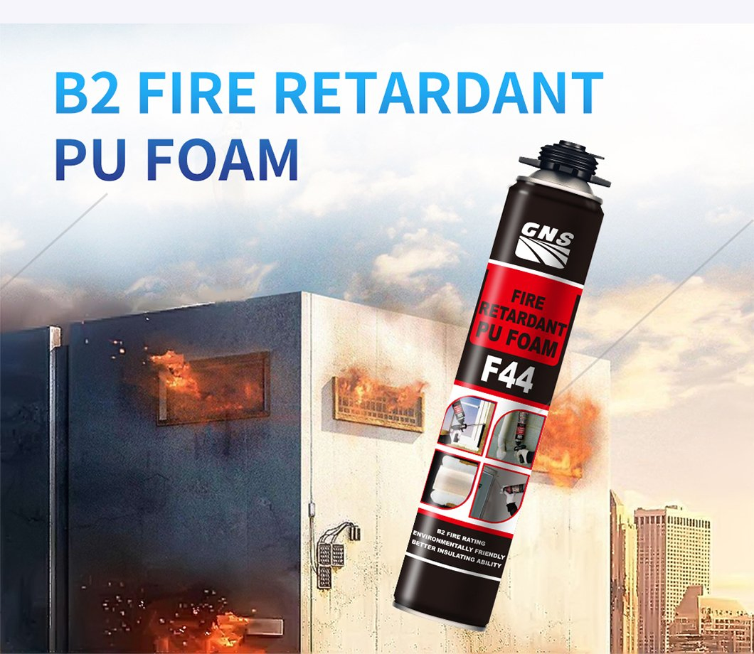 B2 Fire Resistance PU Foam for Large Building or Fireproof Doors