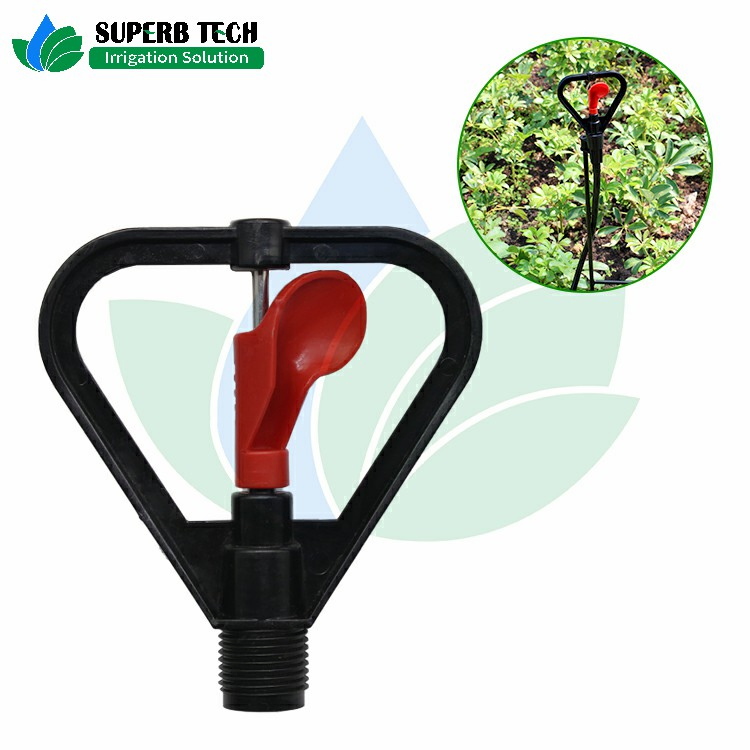 Farm Agricultural Irrigation System Plastic 360 Degree Rotor Sprayer Sprinkler