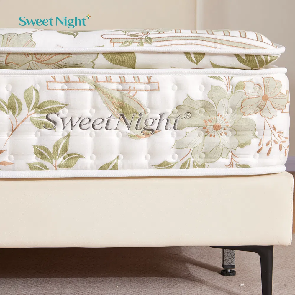 Custom Full Size Pocket Spring Mattress with Luxury Pillow Top