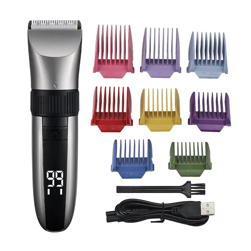 High Quality Creamic Blade Barber Clippers Cut Machine Professional Hair Clipper