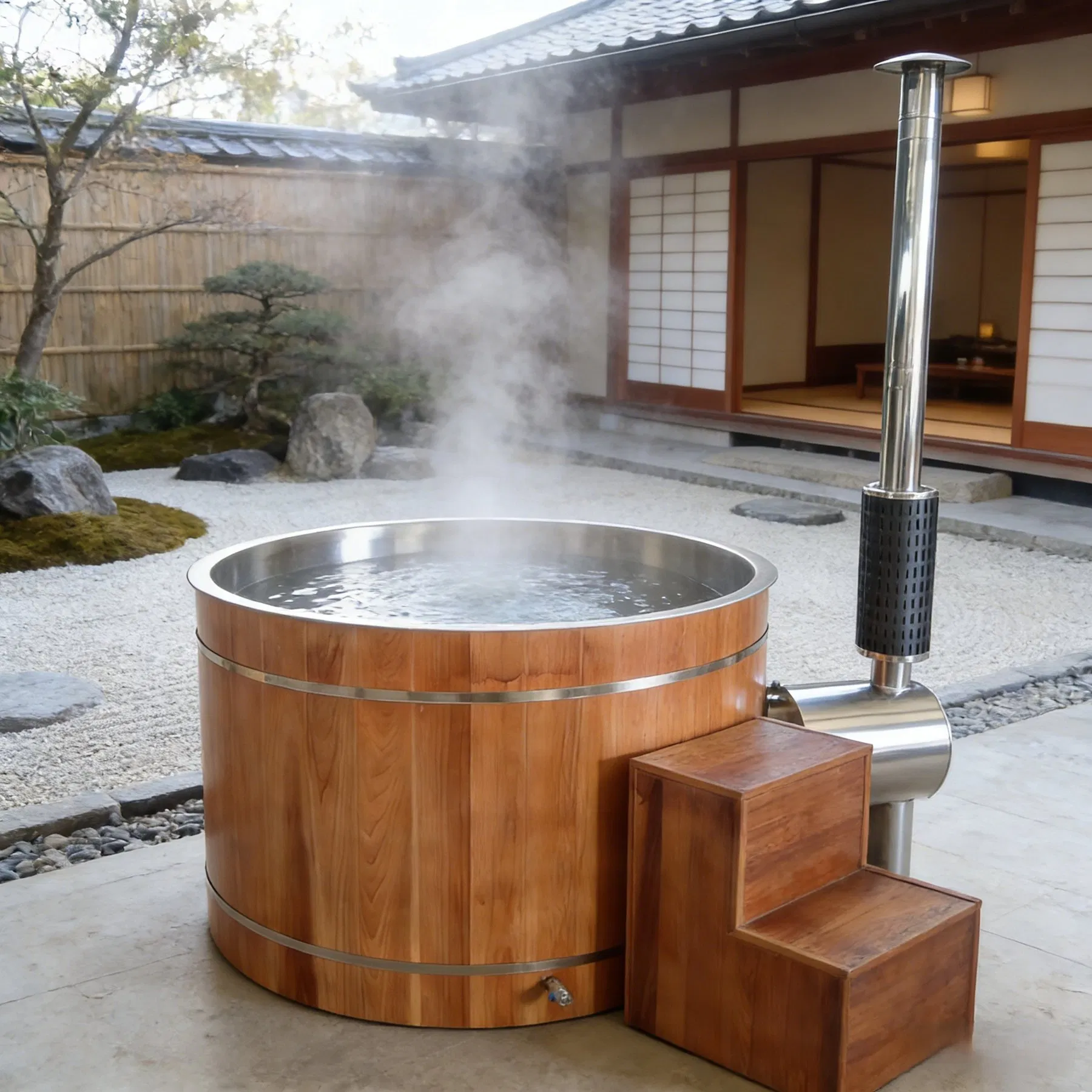 Дровяная купель Thermo Spruce с SPA-печью