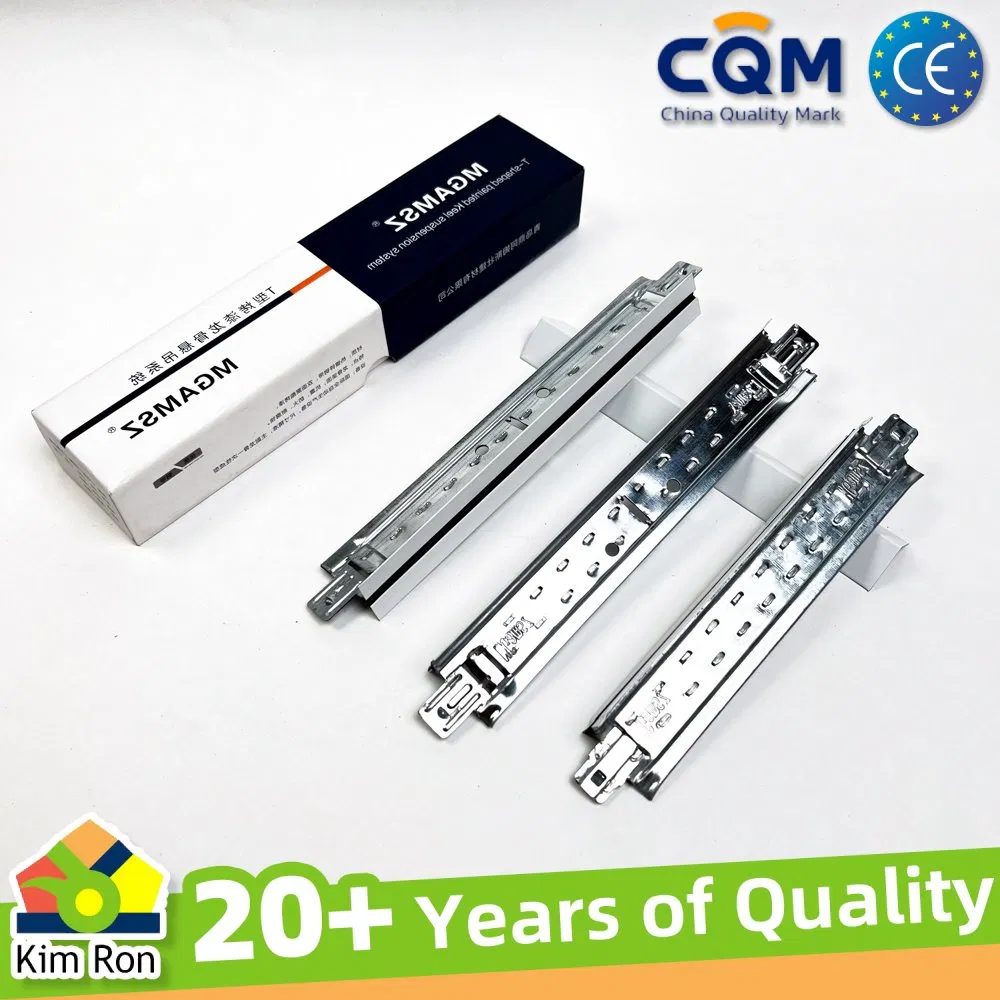 Chinese High Quality Customized Suspended Open Cell Grid Ceiling Interior Decoration Aluminium Ceiling T Bar Light Steel Keel Modern Design Beams Factory