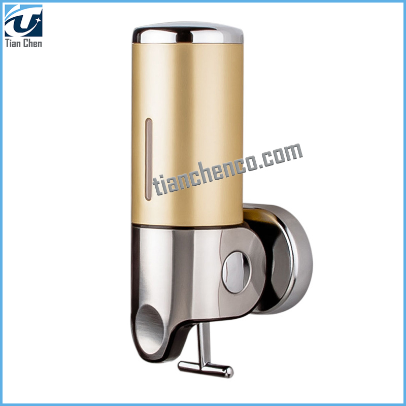 Single Head Shampoo or Conditioner Dispenser Wall Mounted Hotel Press Pump Soap Dispenser