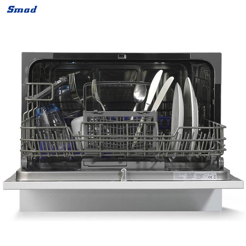 6 Sets Hotel Household Desktop Intelligent Smart Automatic Dishwasher