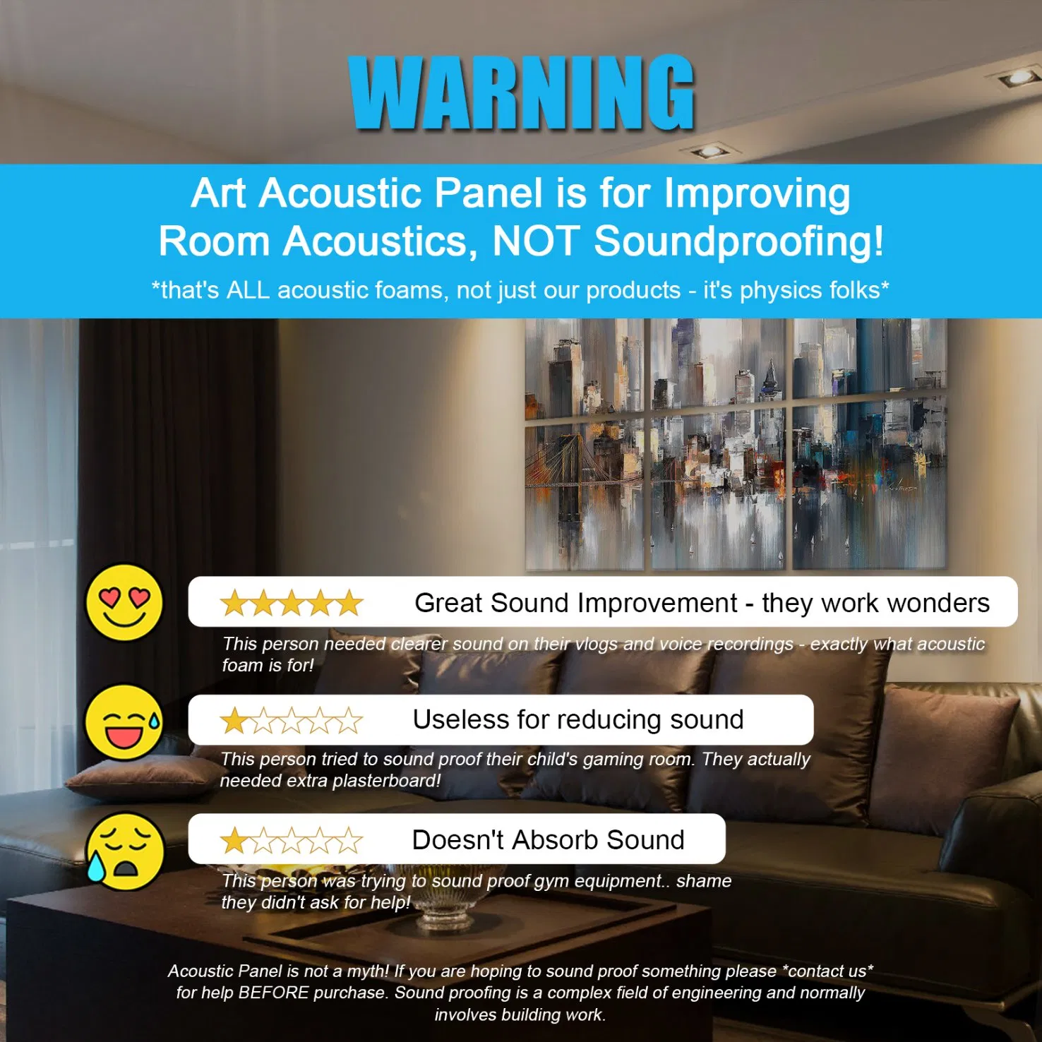 High-Performance Acoustic Diffuser Panel for Superior Sound Quality