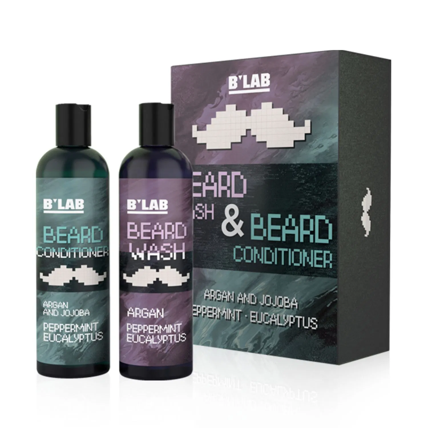 Wholesale Private Label Beard Care Beard Shampoo and Conditioner