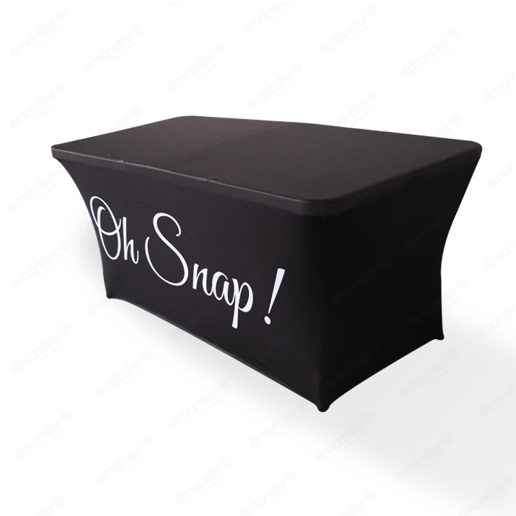 6' Full Color Front Panel Imprinted Table Cover- Throw Style