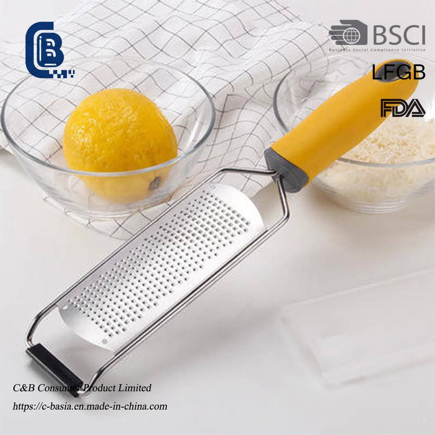 Универсальная тёрка из нержавеющей стали для овощей и сыра