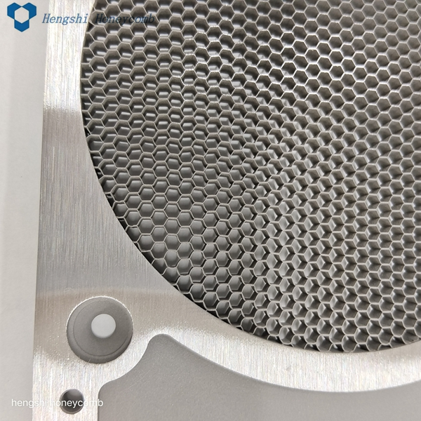 3.2mm High Temp Brazing Double Windows EMI Shielded Steel Honeycomb Ventilation Panels