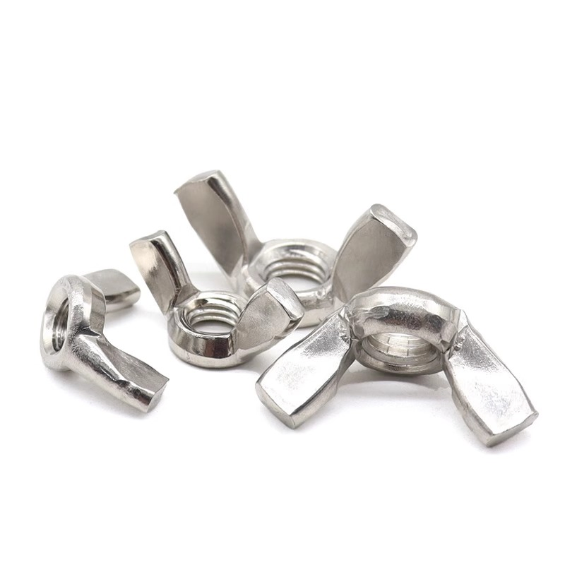 M6 Stainless Steel Wing Nuts Butterfly Bolt and Nut