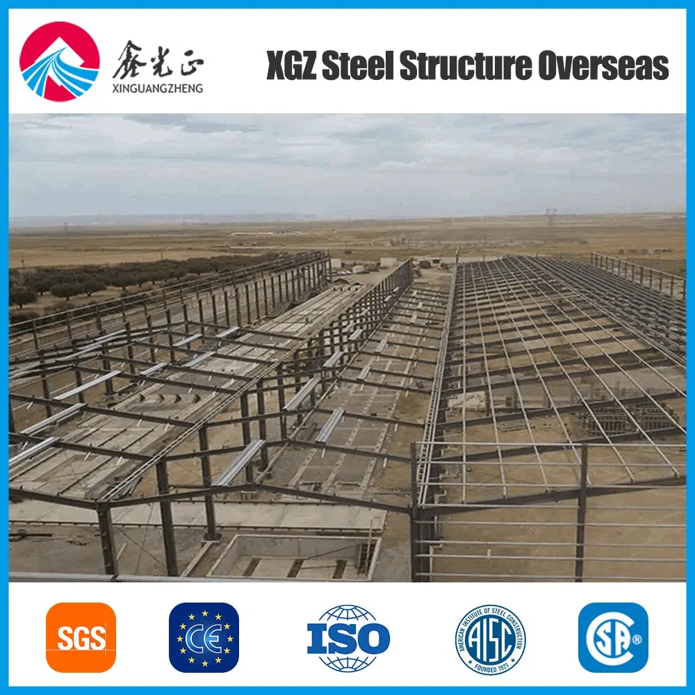 Multi-Purpose Steel Structure with Customizable Design Galvanized ISO CE Certified for Industrial Plants Commercial Malls Logistics Warehouse