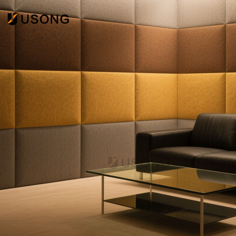 Polyester Fiber Material Soft Wall Panels for Bedroom Background Walls