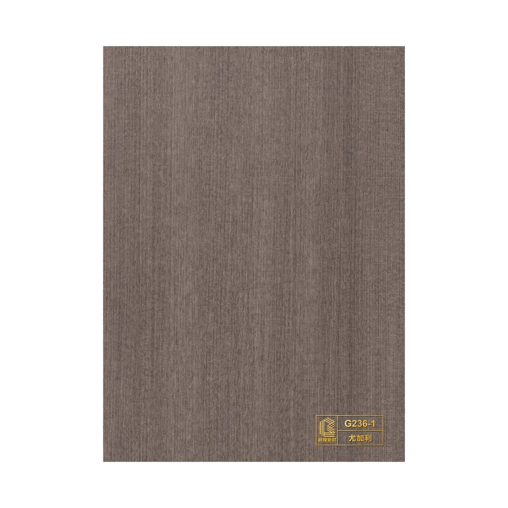 Oil-Resistant Strong Adhesion PVC Decorative Wood Veneer Film for Sofa Background Wall