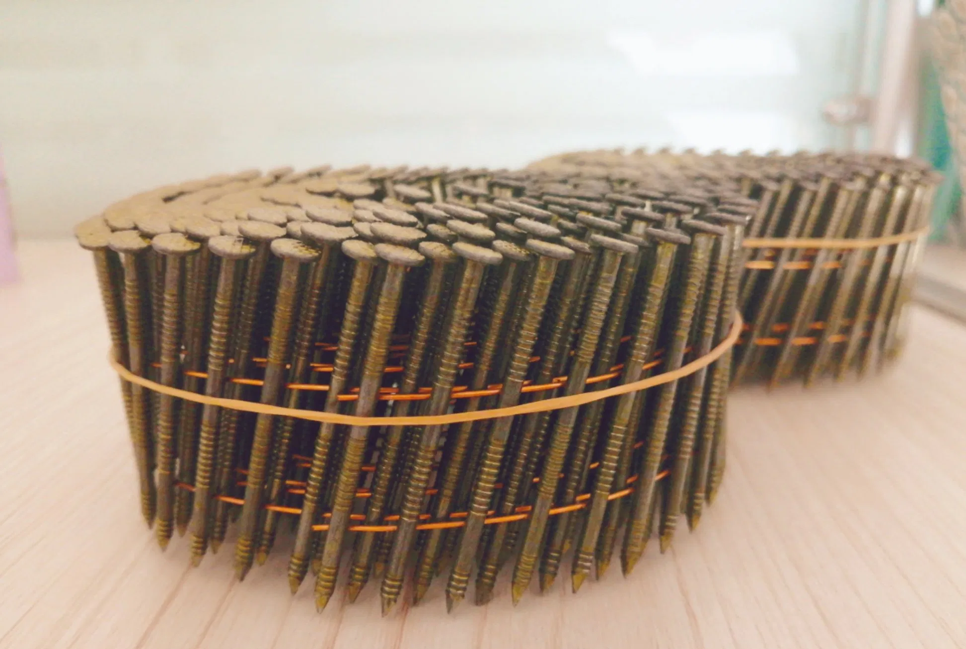 Screw Shank Ring Coil Nails Coil Roofing Wire Nails Factory