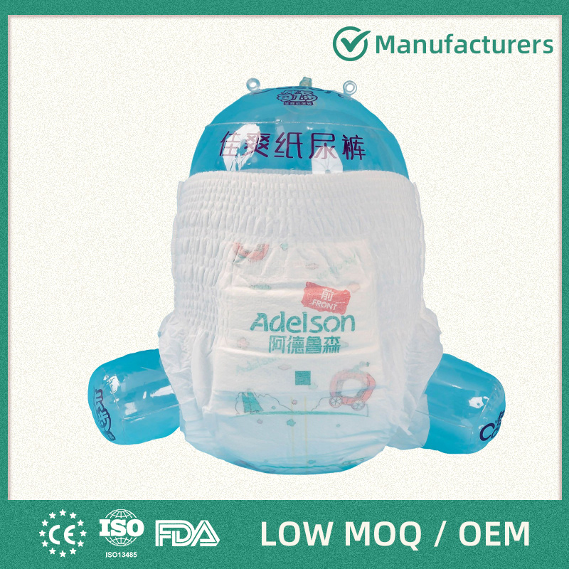 Free Sample Russia Japanese Premium Quality Wholesale Breathable High Quality Super Frontal Tape Dry Baby Diapers Panties Pull up Diaper