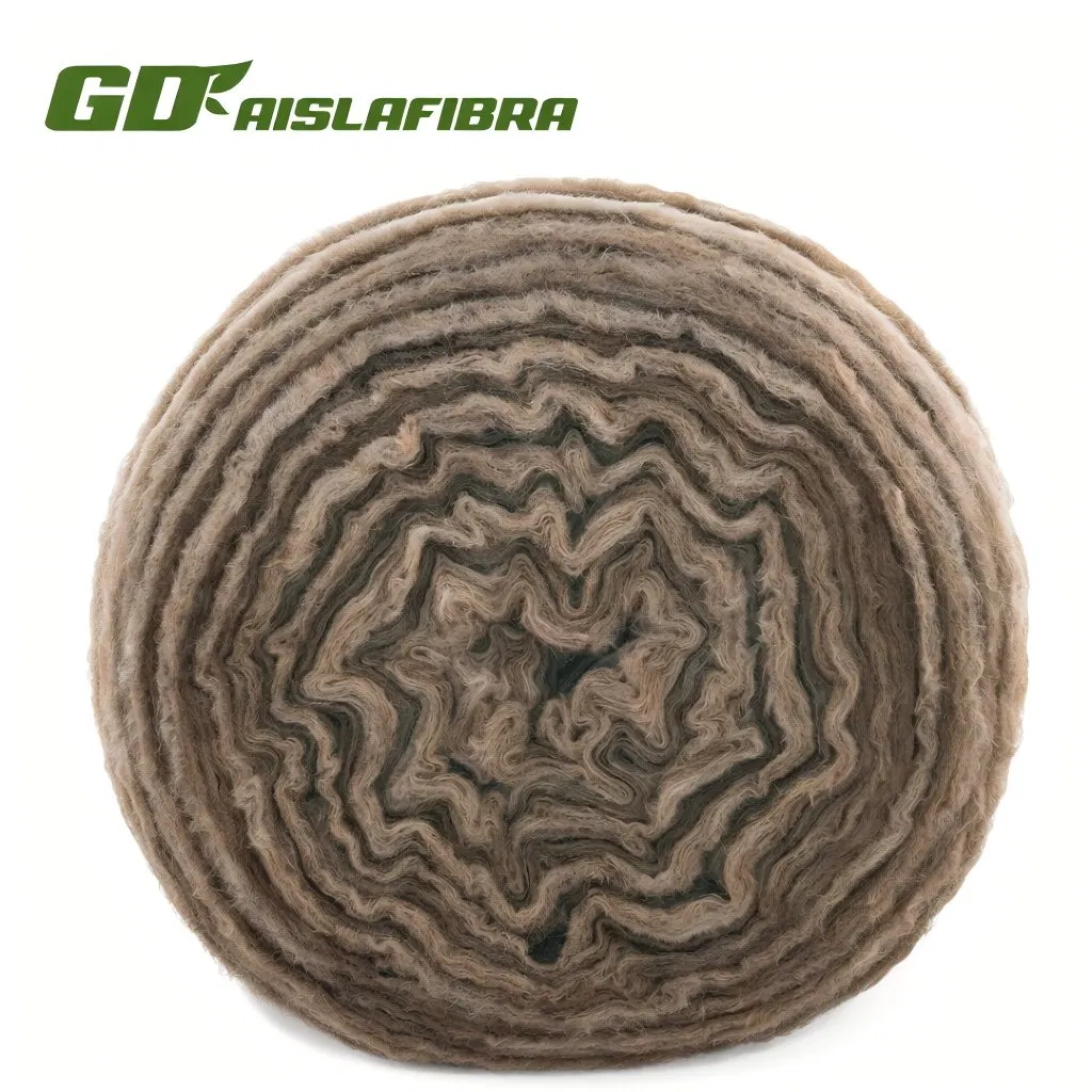 China Factory 10-48kg/M3 Density Formaldehyde-Free Fiberglass Acoustic Insulation for Building Construction