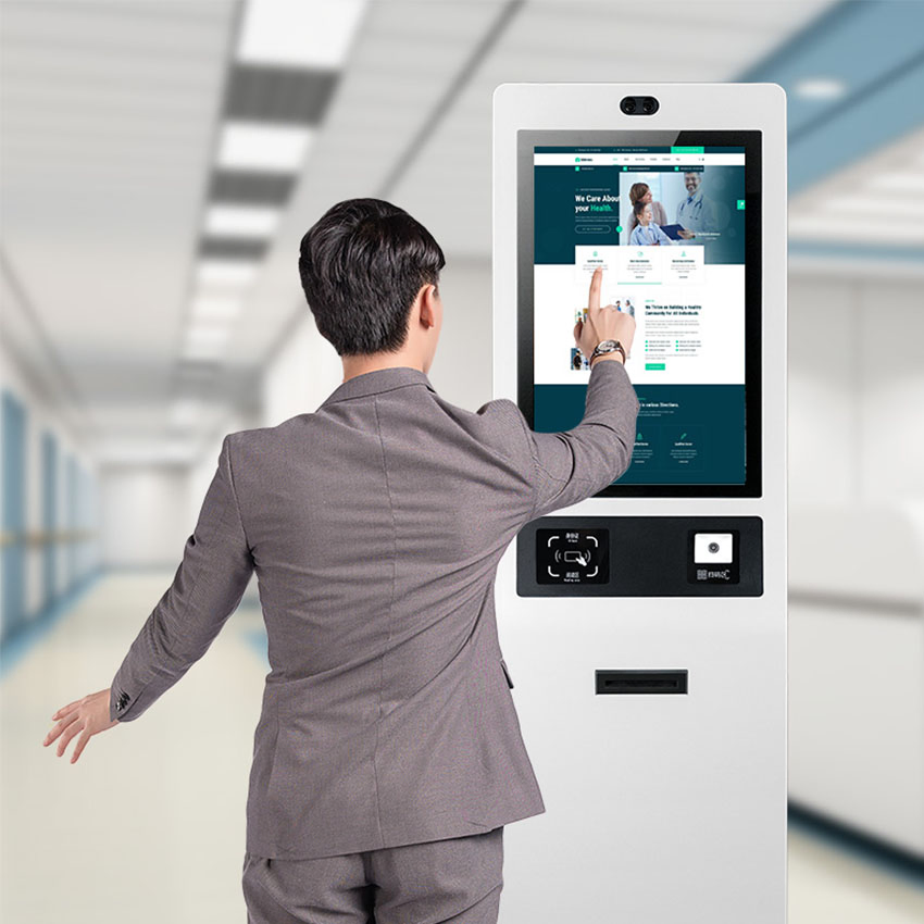 Fast Transmission Professional Kiosk Equivalent Self-Service Terminal Kiosk