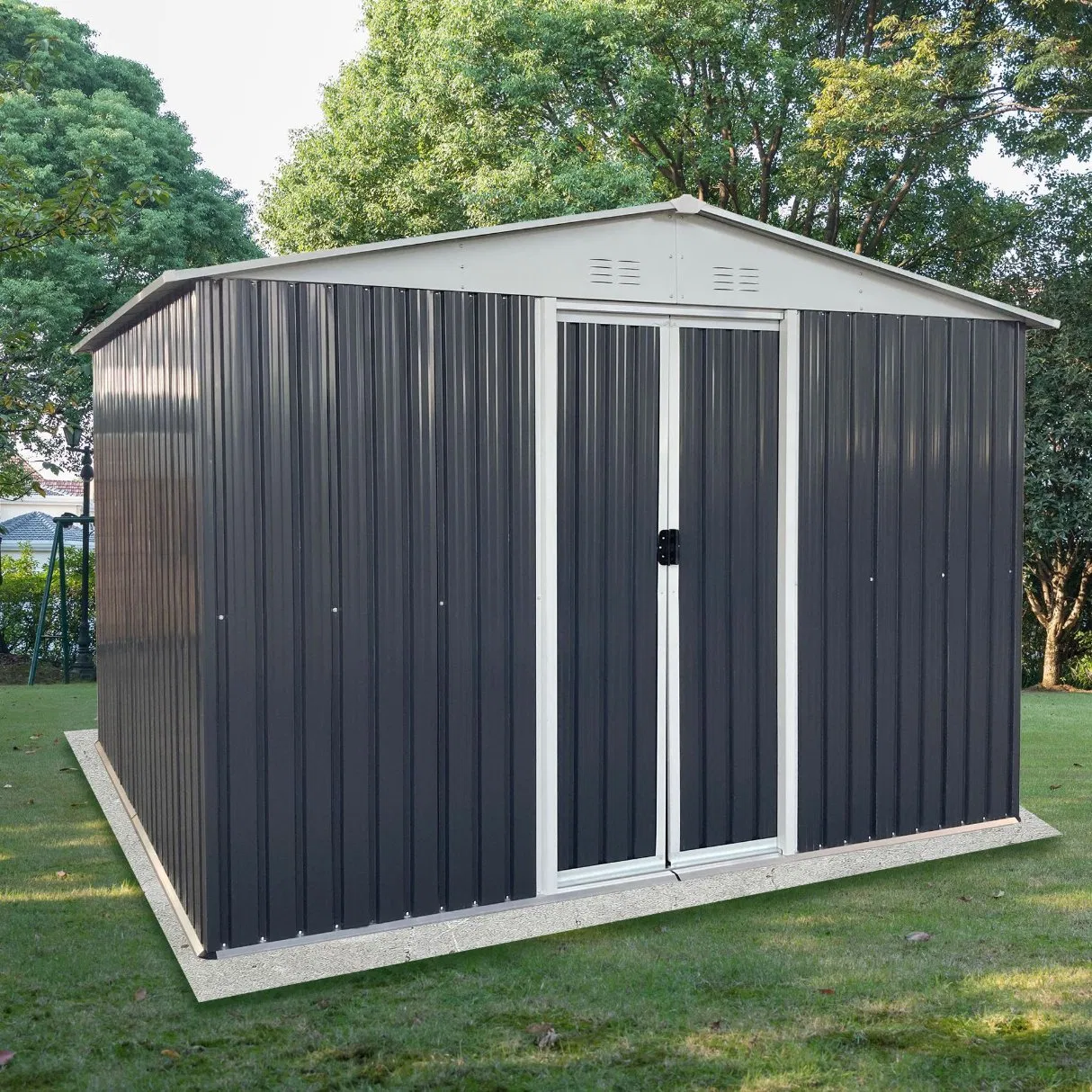 Light Steel Structure Prefab Modular Home Garden Furniture Tools Storage Shed