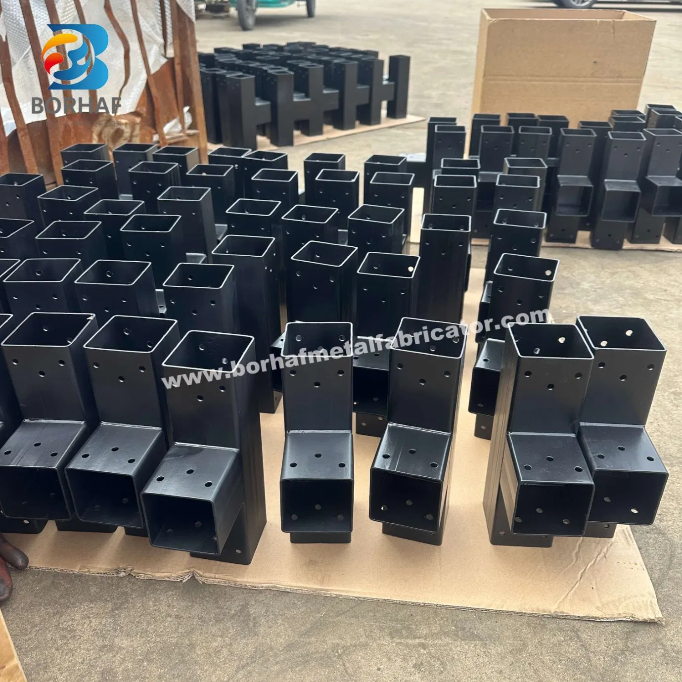 4X4 4-Way Right Angle Corner Woodworks Pergola Brackets