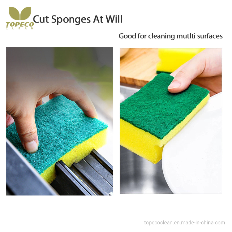 Topeco High Density Sponge Dishcloth Kitchen Household Sponge The Dishes