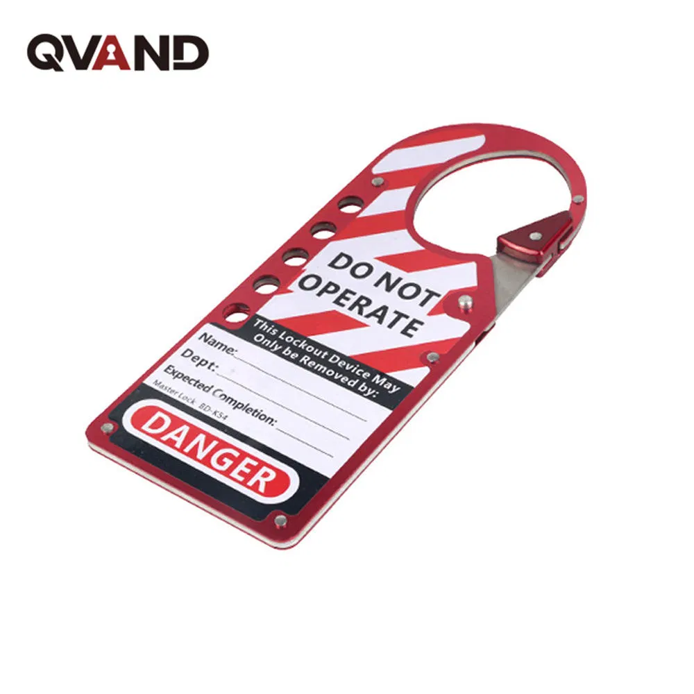 Heavy-Duty Steel Lockout Hasp for Enhanced Equipment Safety