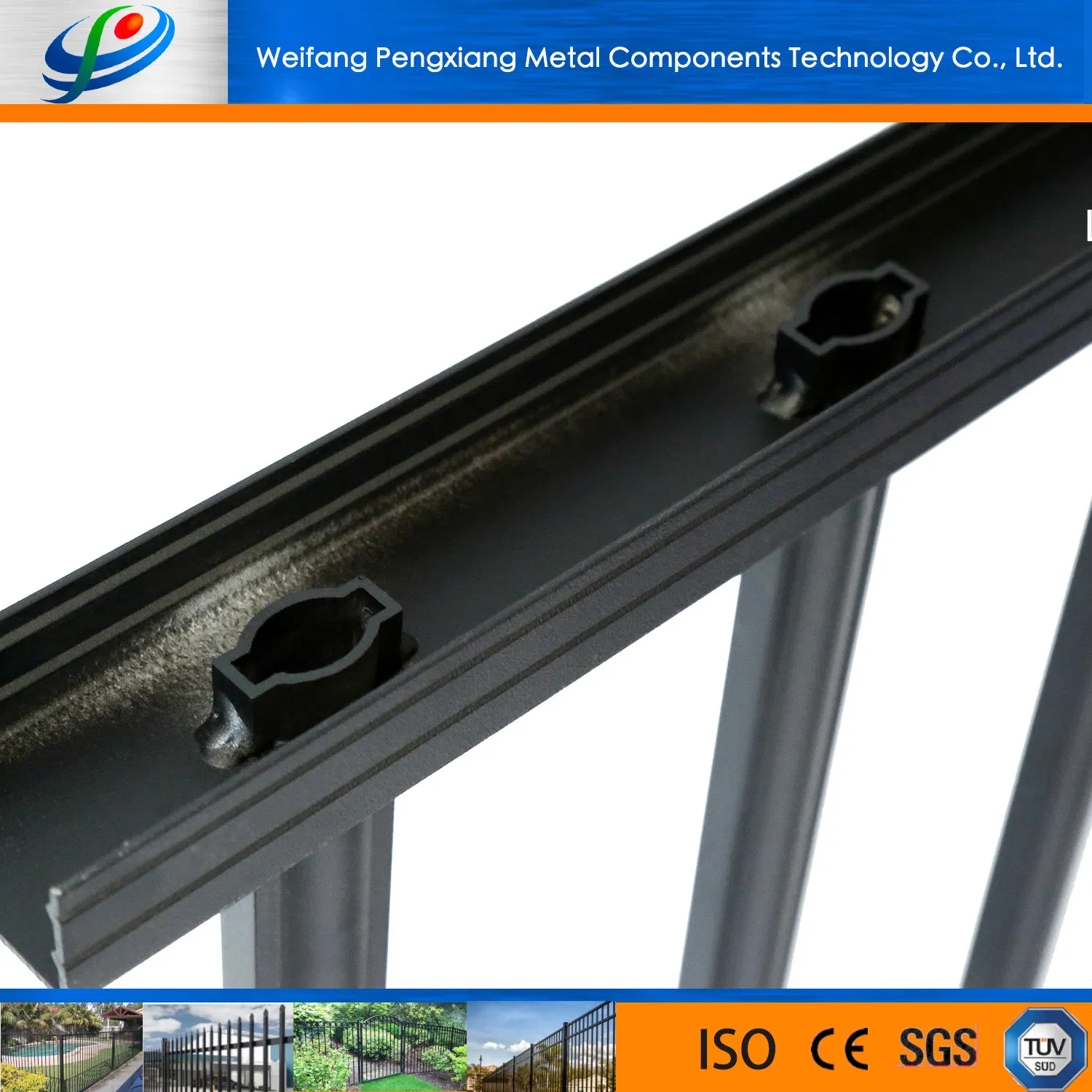 Wrought Iron Metal Aluminium Metal Reed Garden Fence