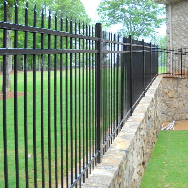 Wholesale Wrought Iron Fence with High Quality Post Free Sample