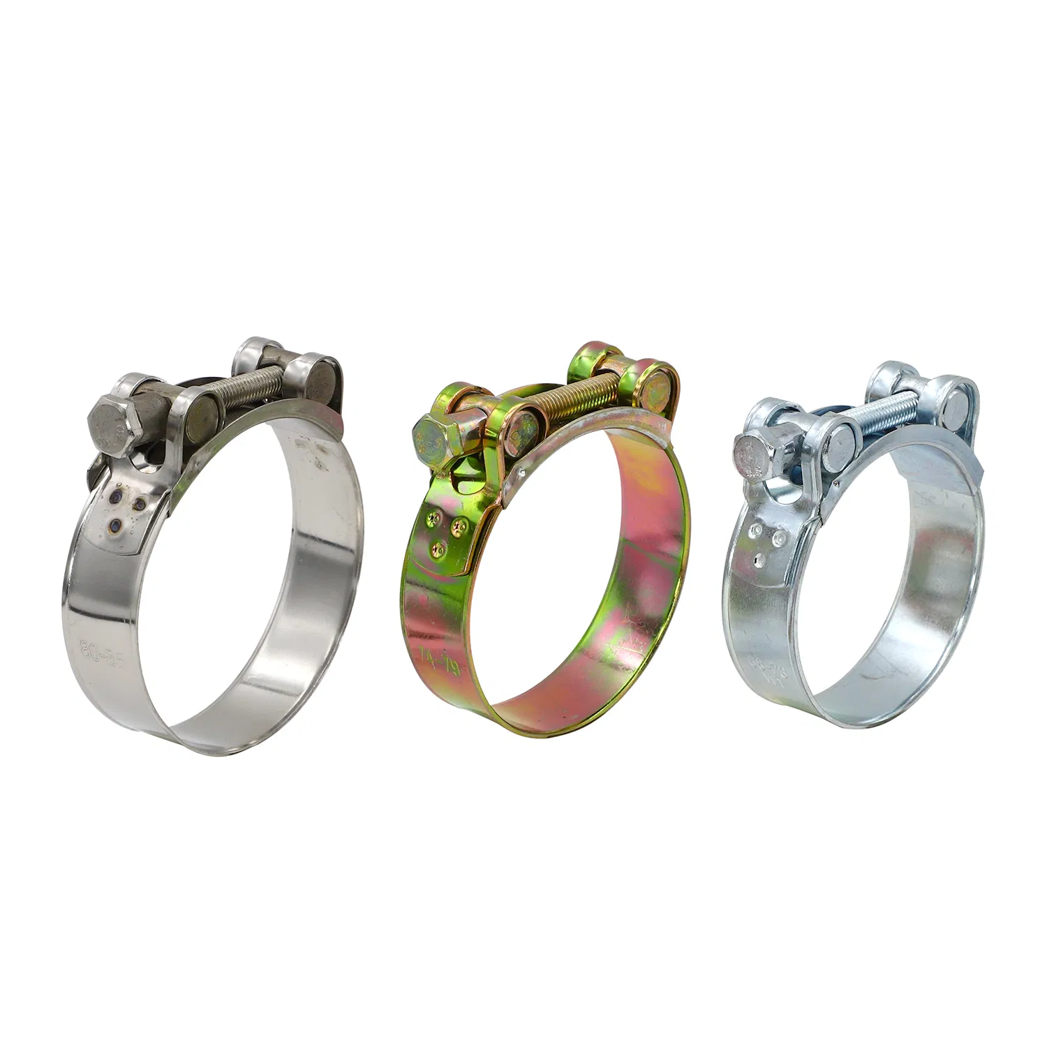 Stainless Steel and Galvanized European Type T-Bolt Hose Clamp