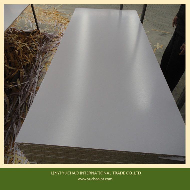 High Quality 9 mm Melamine Faced Particle Board From Linyi China