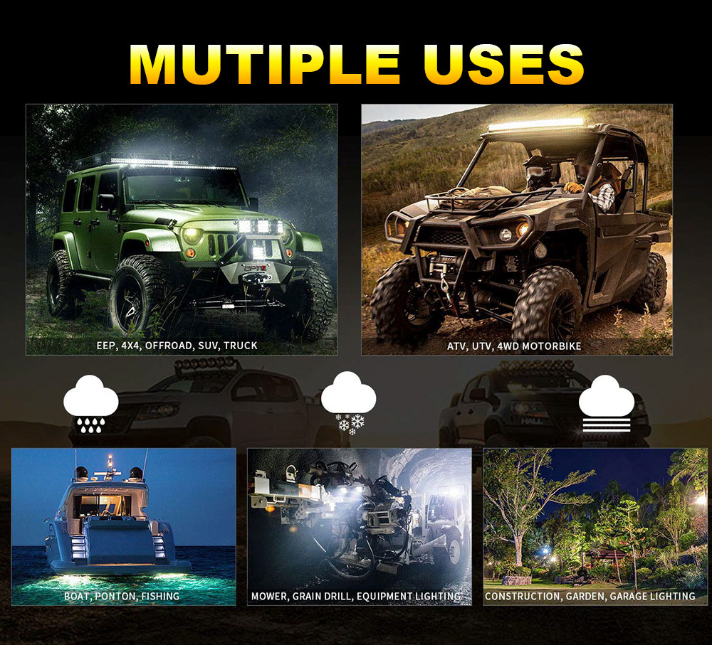 High Brightness Offroad LED Light Bar Spotlight