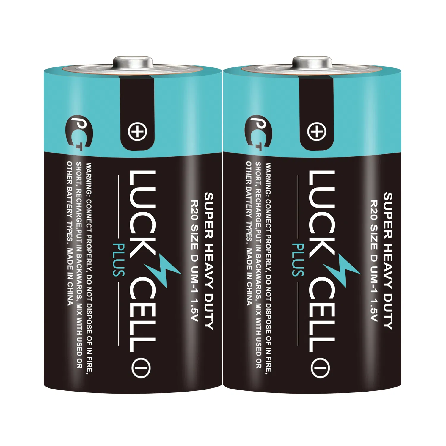 Батарейка R20 D Zinc Carbon 1.5V Luckcell