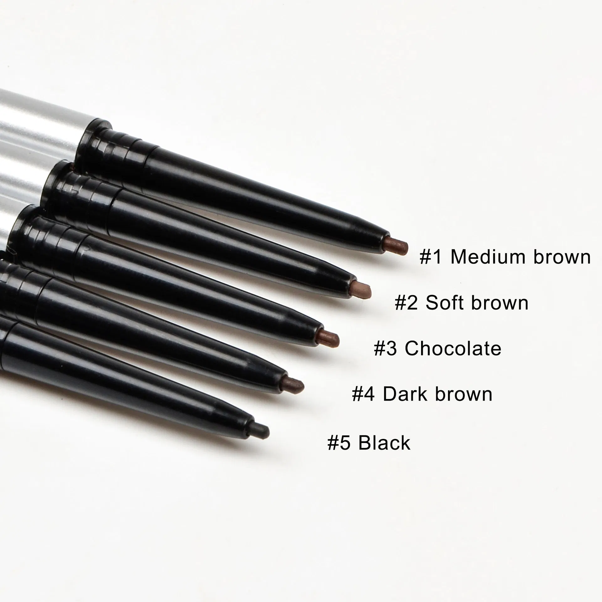 Waterproof Long-Lasting Silver Brow Pen 1.5mm Ultra-Thin Eyebrow Pencil