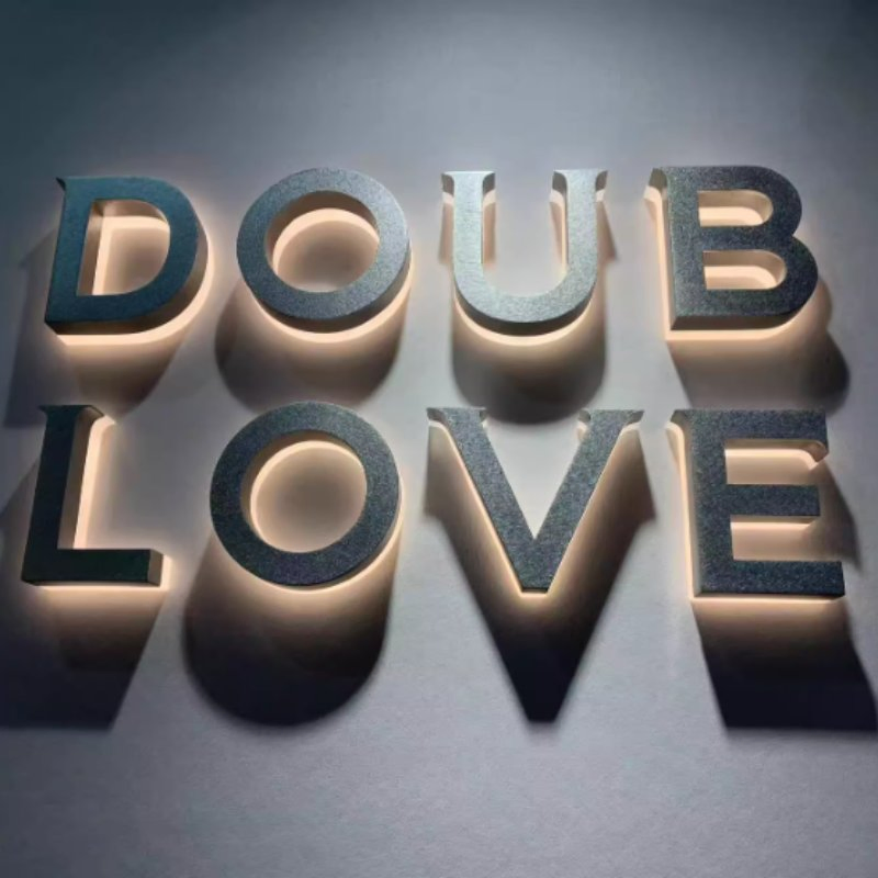 LED Channel Letters Sign Advertising with Lights for Restaurant Business Shopfront