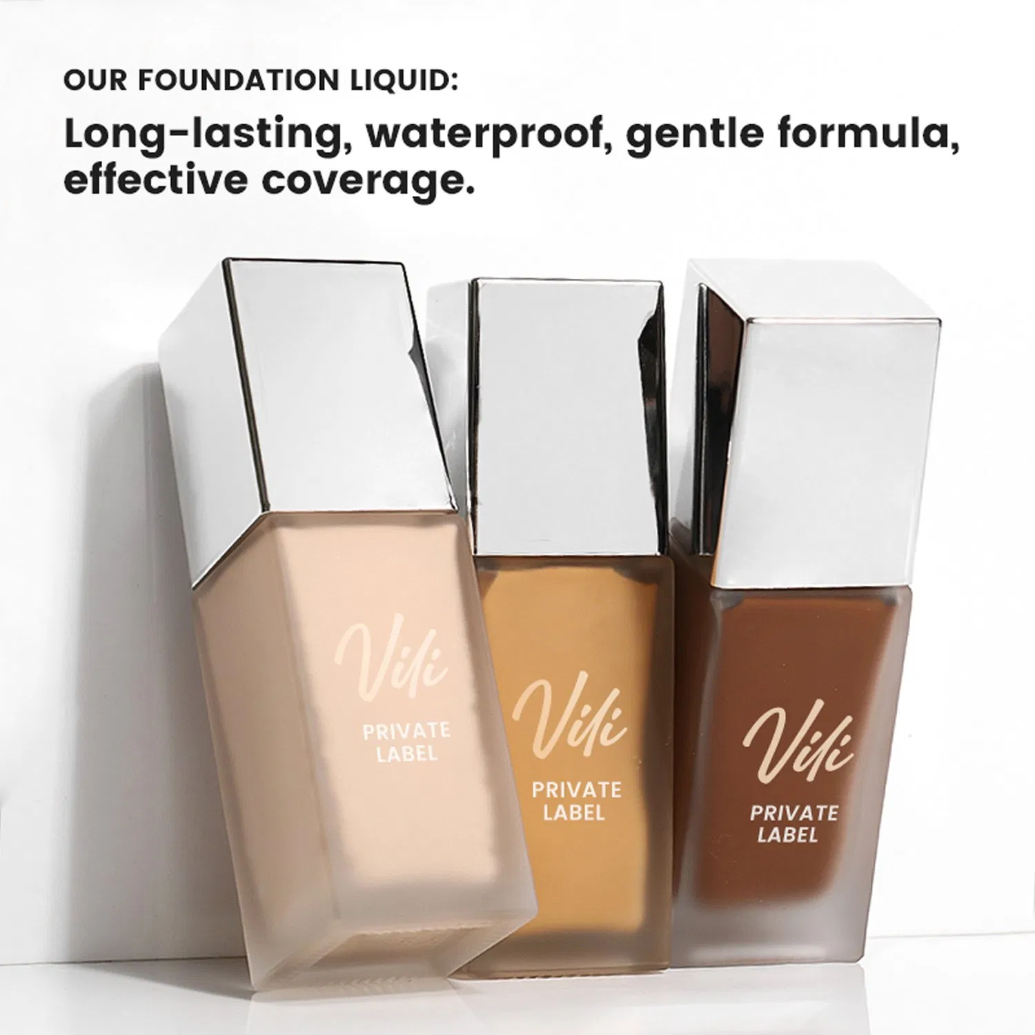 OEM Cosmetics Matte Liquid Foundationfull Coverage Foundation Makeup