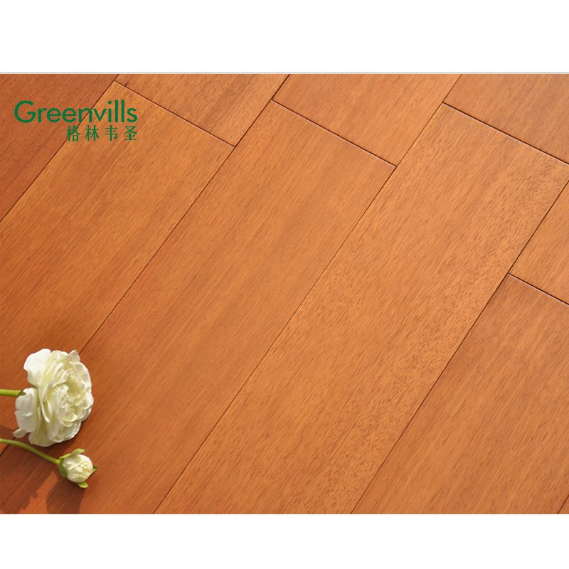 910X122X18mm New Arrival Teak Color Taun Wood Flooring Parquet Teak Solid Hard Wood Flooring Smooth Hardwood Flooring
