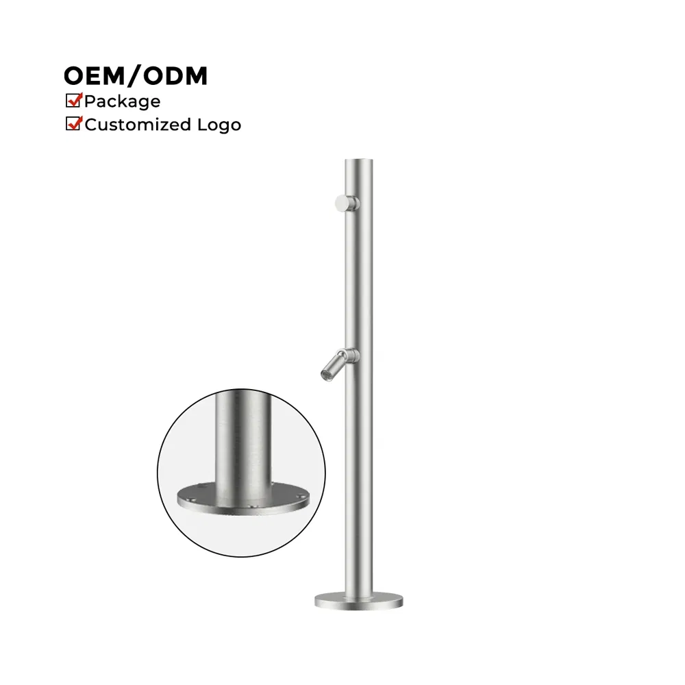 Adjustable Rainfall Stainless Steel Cold Hot Short Style Outdoor Shower