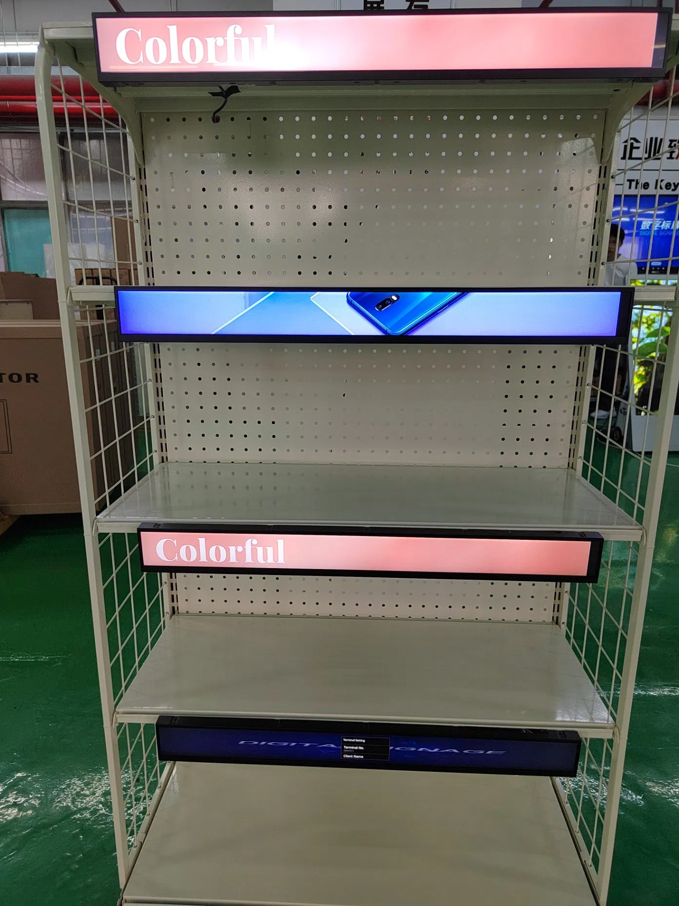 Indoor Use 700nits 23.8inch 37inch 37.6inch Screen Bar LCD Stretched Display