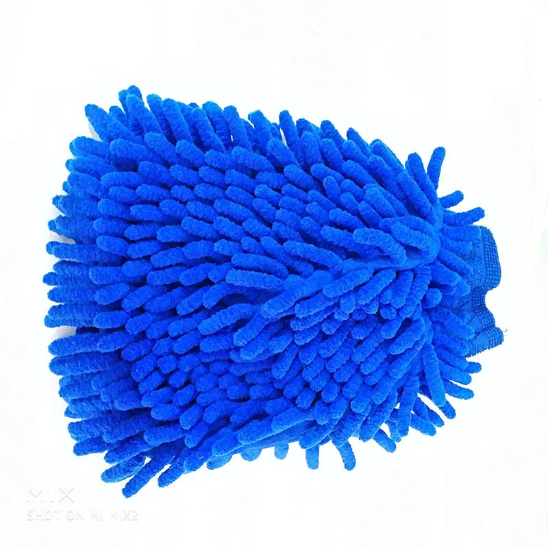 Scratch Free Absorbent Chenille Gloves for Car Cleaning