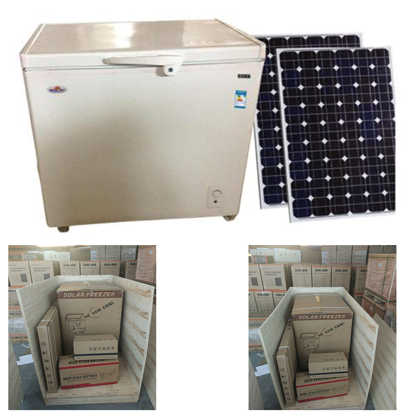 200 Liter DC Solar Freezer Refrigerator with Long Lifespan