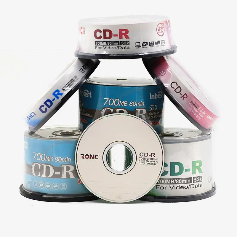 Чистые DVD-R диски 700MB 52x, оптом