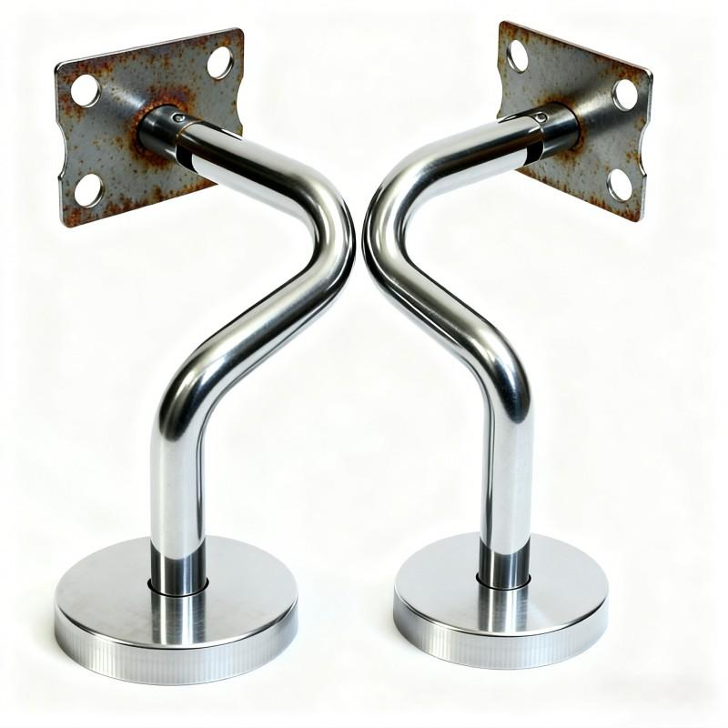 Кронштейн для перил усиленный, нержавеющая сталь