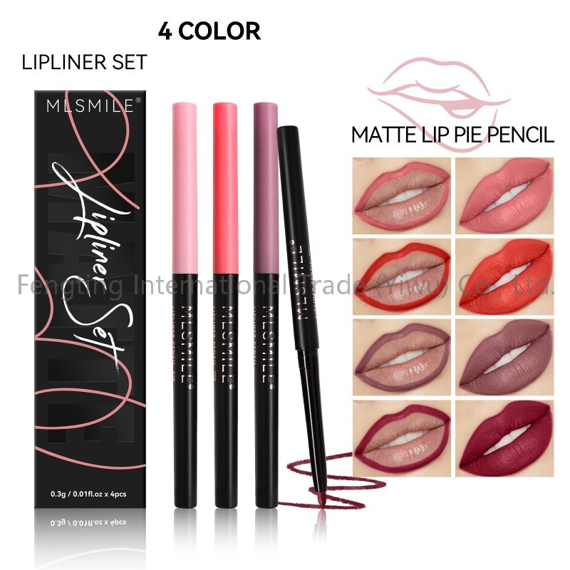 Custom No Logo Luxury Cruelty Free Waterproof Private Label Creamy Pigmented Matte High Quality Fashion Nude Creme Brown Lip Liner