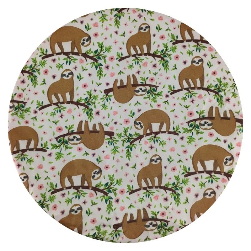 High Quality Printing Shower Caps Low MOQ Large Enough Elastic Double Layer