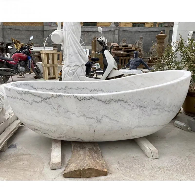 Oval Freestanding Soaking Bathtub Sanitary Ware for Modern Home