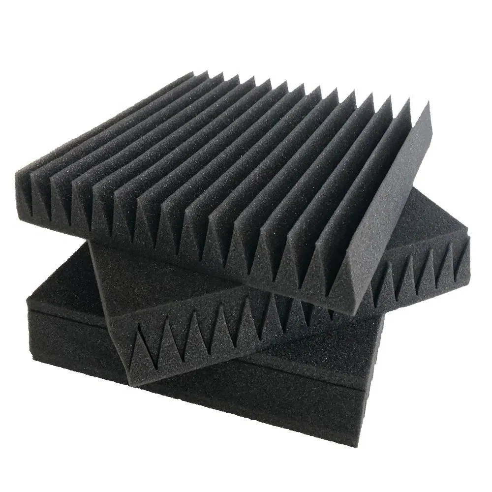 New Arrivals High Quality Square Acoustic Foam Panels Sound Insulation Panel Acoustic Panels Black Gray Customize