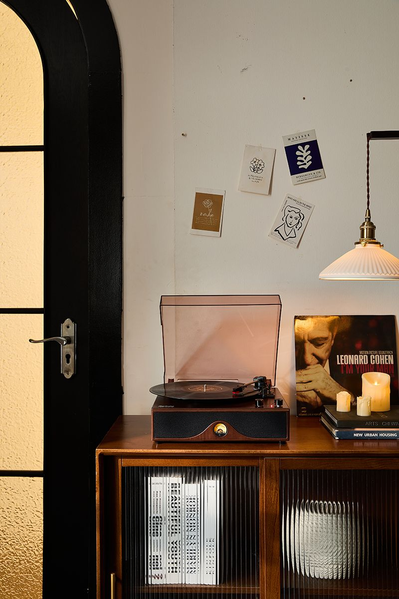 Винтажный проигрыватель винила с Bluetooth, 3 скорости